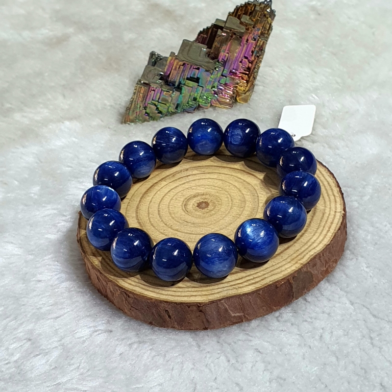 Vòng Đá Xanh Kyanite Aquamarine